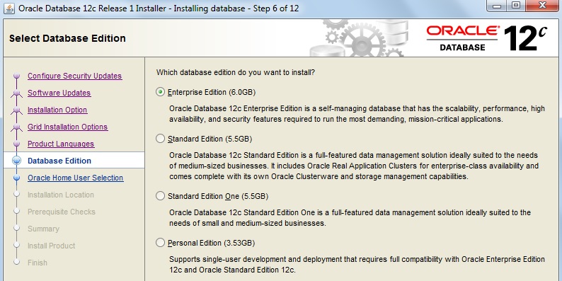Oracle Database Installation Steps